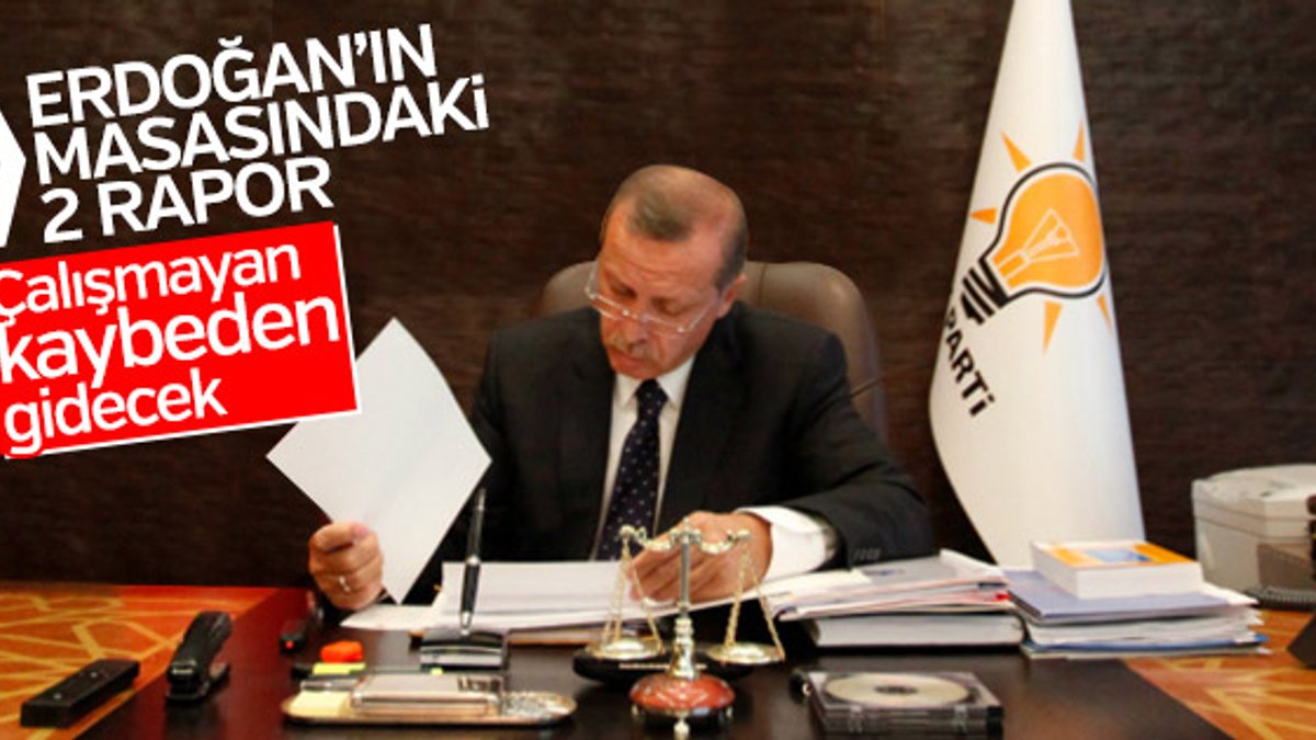 AK Parti'den Erdoğan'a 2 rapor