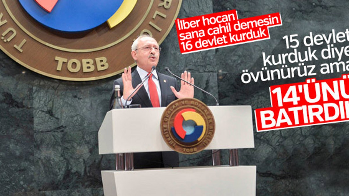 Kılıçdaroğlu Türkiye'nin tarihiyle ilgili konuşursa...