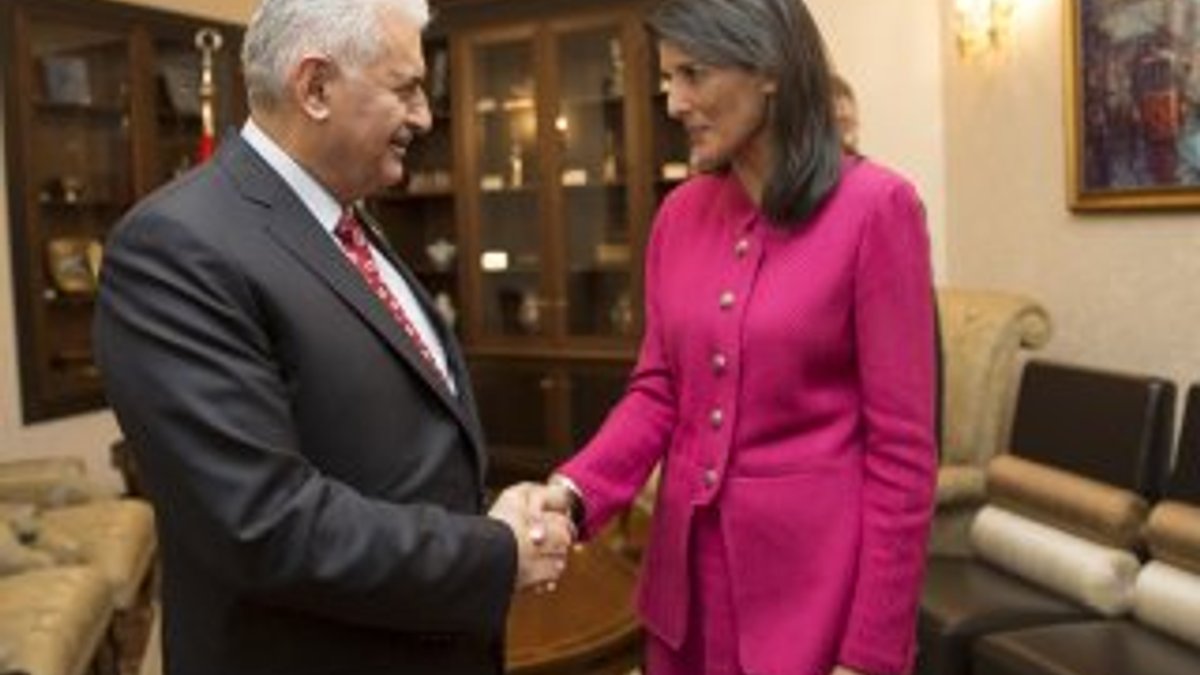 Başbakan Yıldırım ABD'nin BM temsilcisi Haley'le görüştü