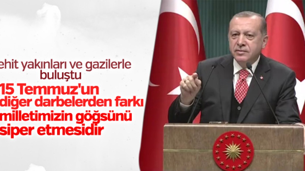 Cumhurbaşkanı Erdoğan iftar programında