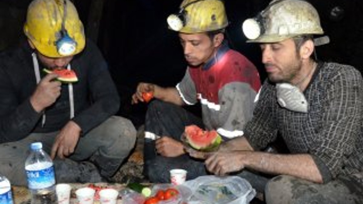 Maden işçilerinin ilk sahuru