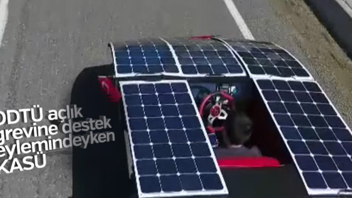 Kastamonu Üniversitesi güneş otomobili yaptı VİDEO