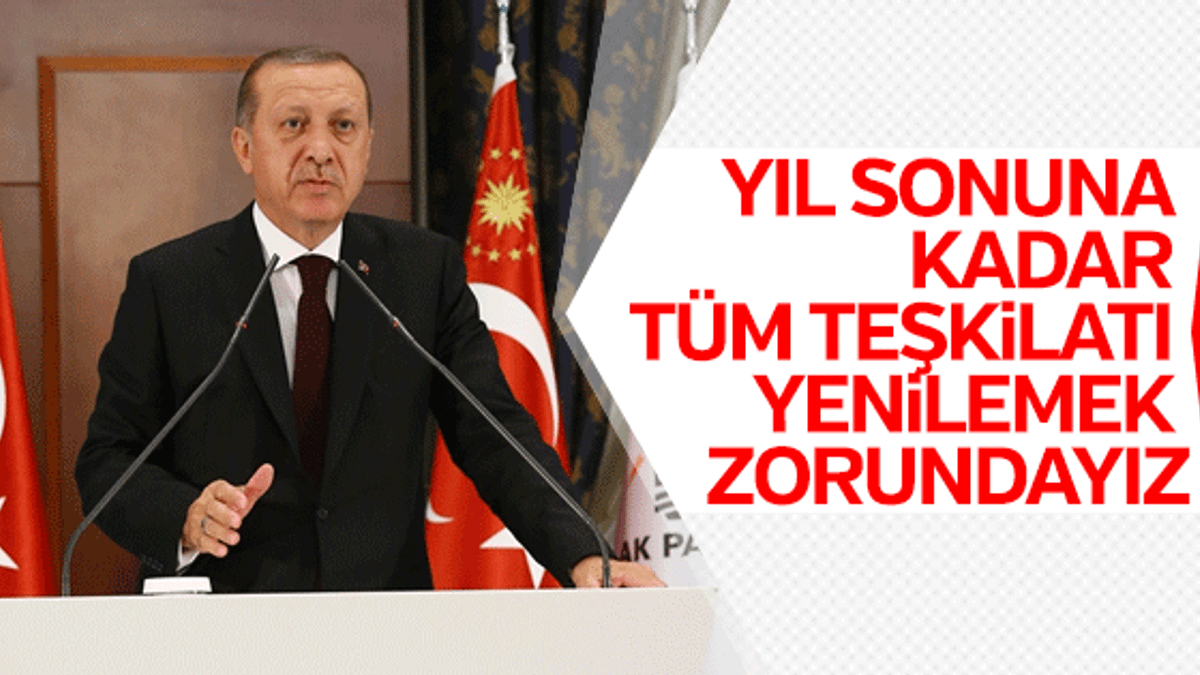 Cumhurbaşkanı Erdoğan MKYK'nin ardından konuştu