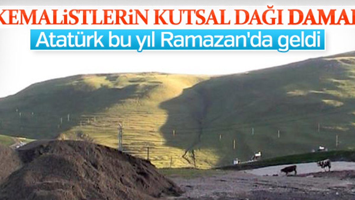 Ardahan'da Atatürk silüeti ortaya çıktı