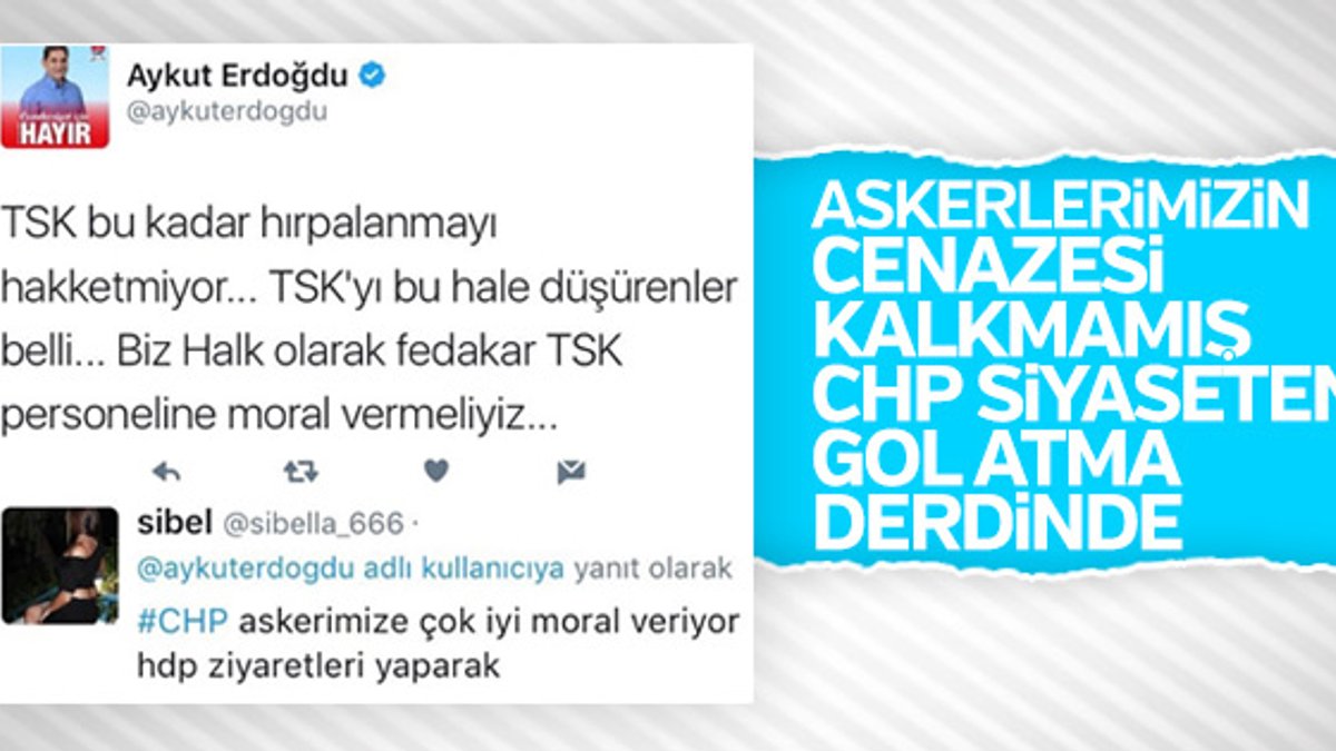 CHP'li Aykut Erdoğdu'dan TSK paylaşımı