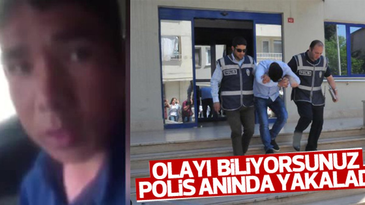 Türkmen genci tehdit eden adam yakalandı