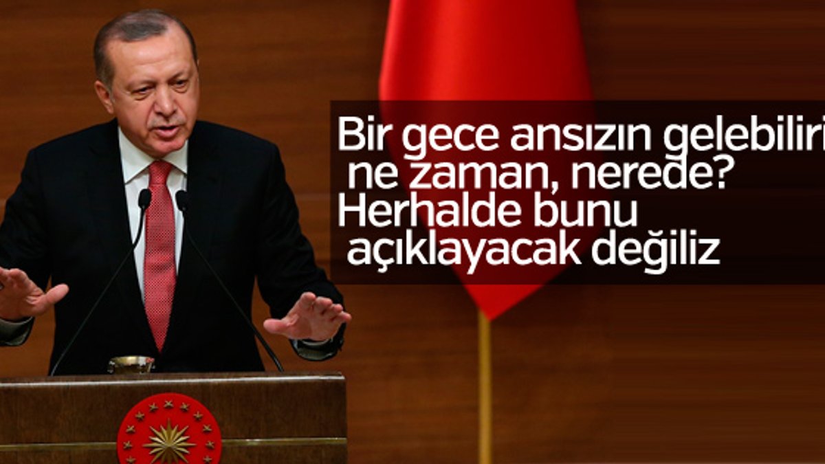 Cumhurbaşkanı Erdoğan muhtarlarla buluştu