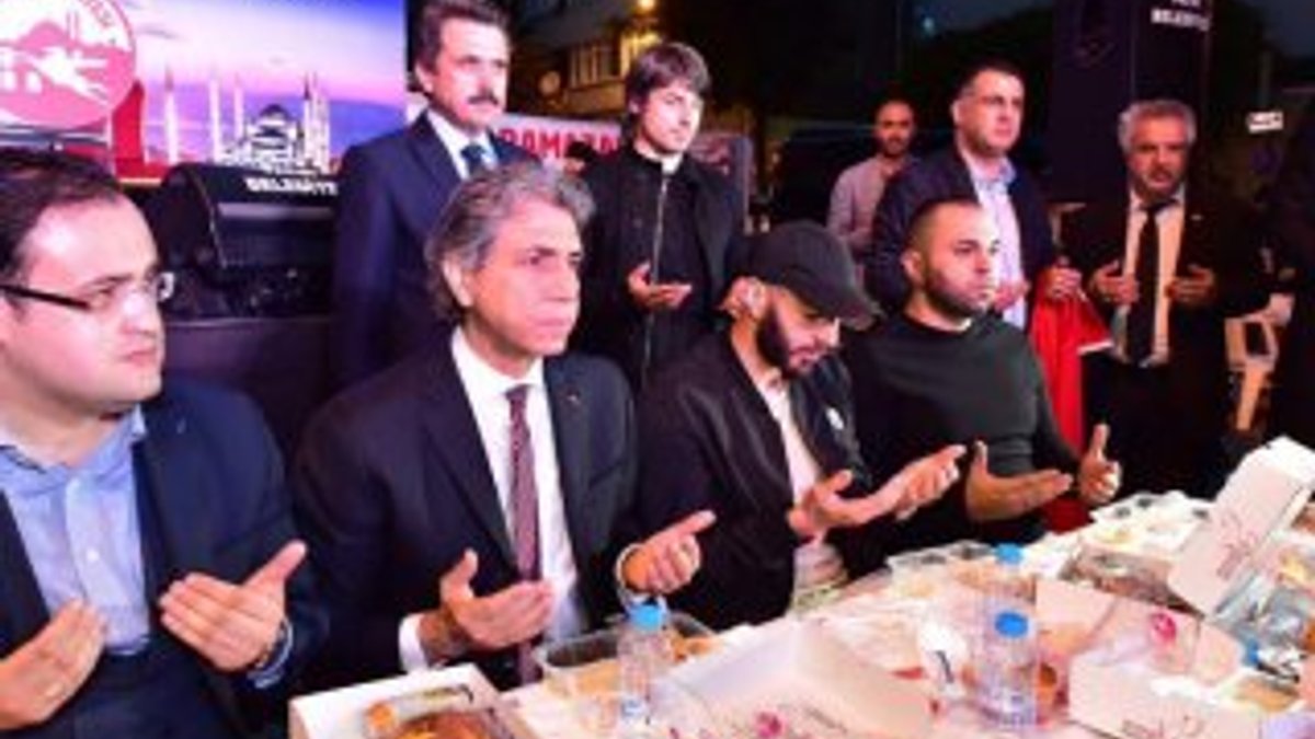 Karim Benzema Fatih Belediyesi'nin iftarına katıldı