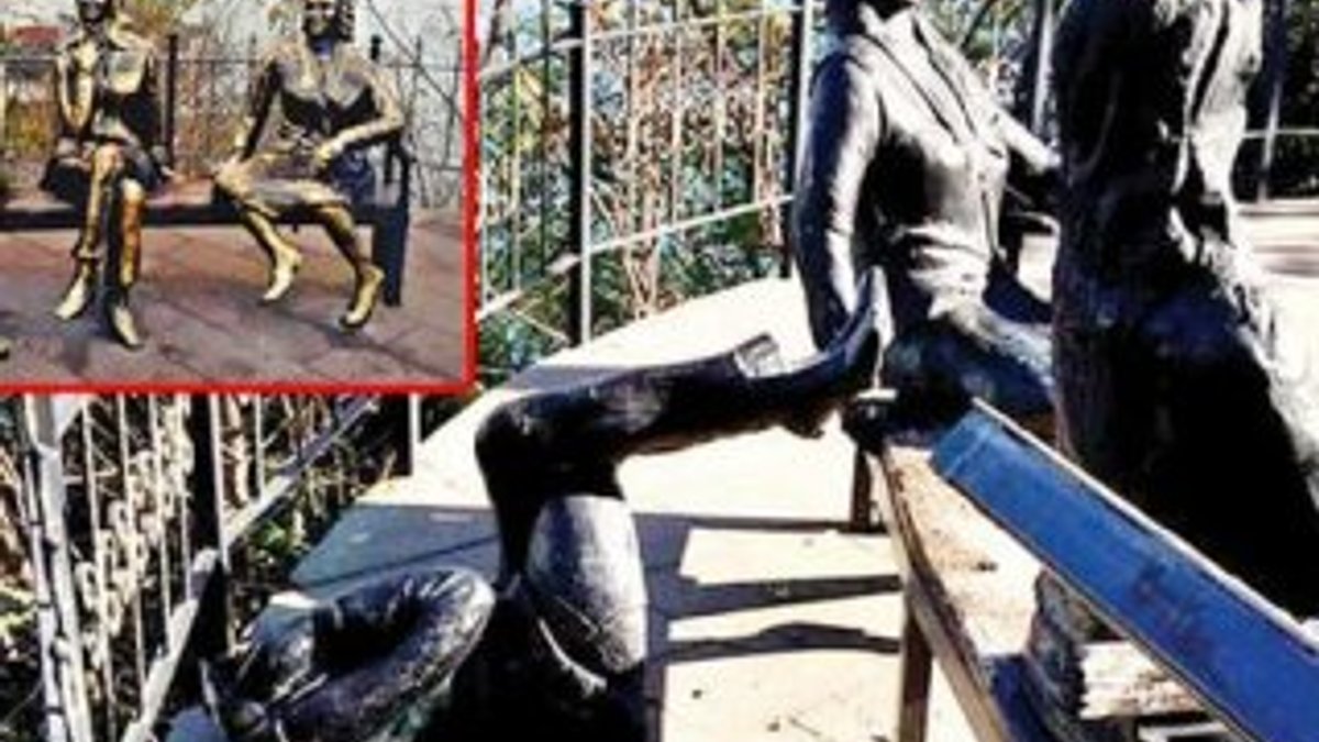 3 kadın heykeline yine saldırdılar