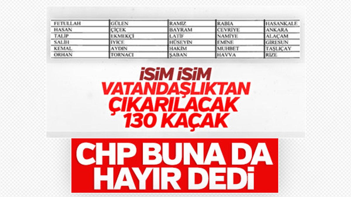 Mahmut Tanal; 'FETO vatandaşlıktan çıkarılmasın' dedi