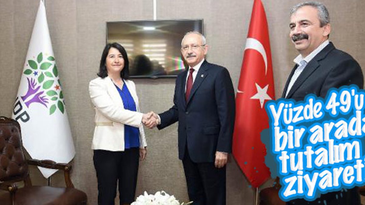 Kemal Kılıçdaroğlu HDP Genel Merkezi'nde