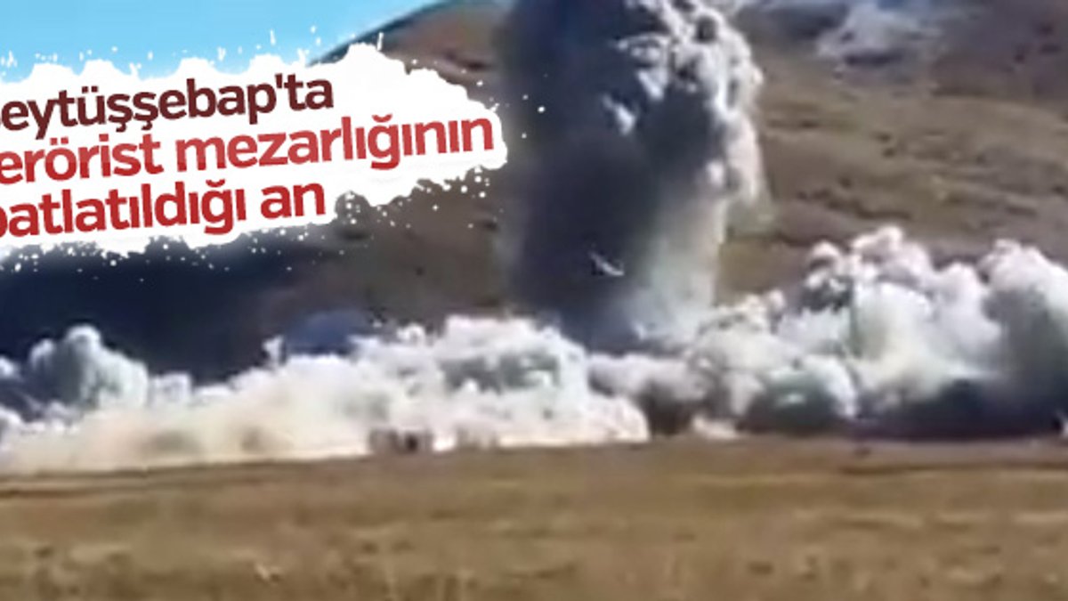 Şırnak'ta PKK mezarlığı bombalandı
