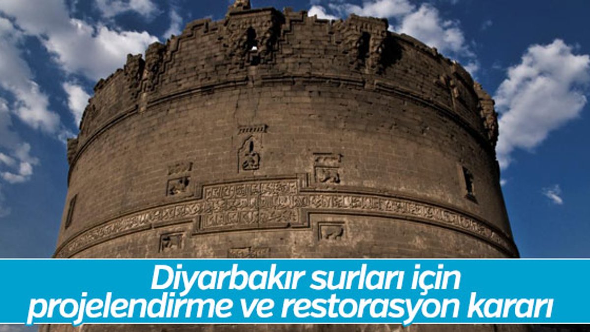 Diyarbakır surları için restorasyon kararı alındı