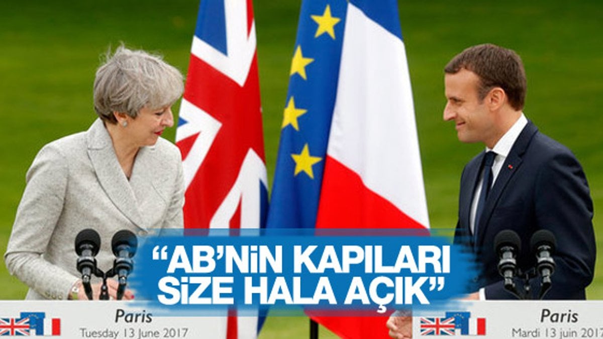 Fransa Cumhurbaşkanı: İngiltere'ye AB kapıları hala açık