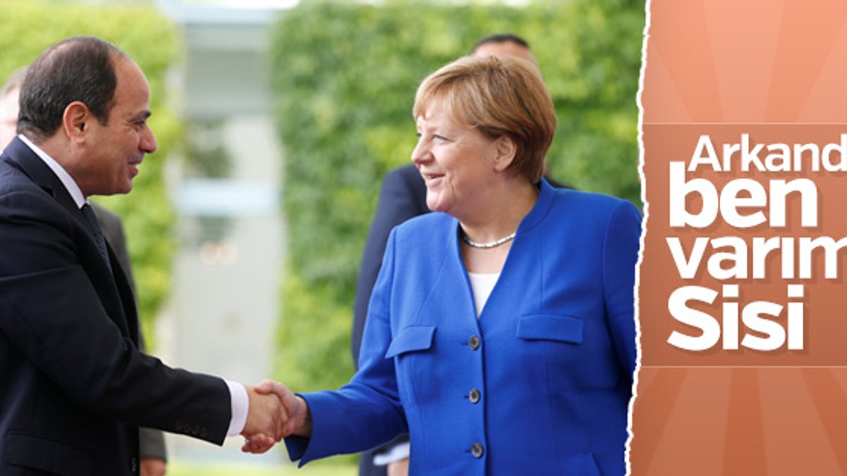 Merkel'den darbeci Sisi'ye övgü dolu sözler