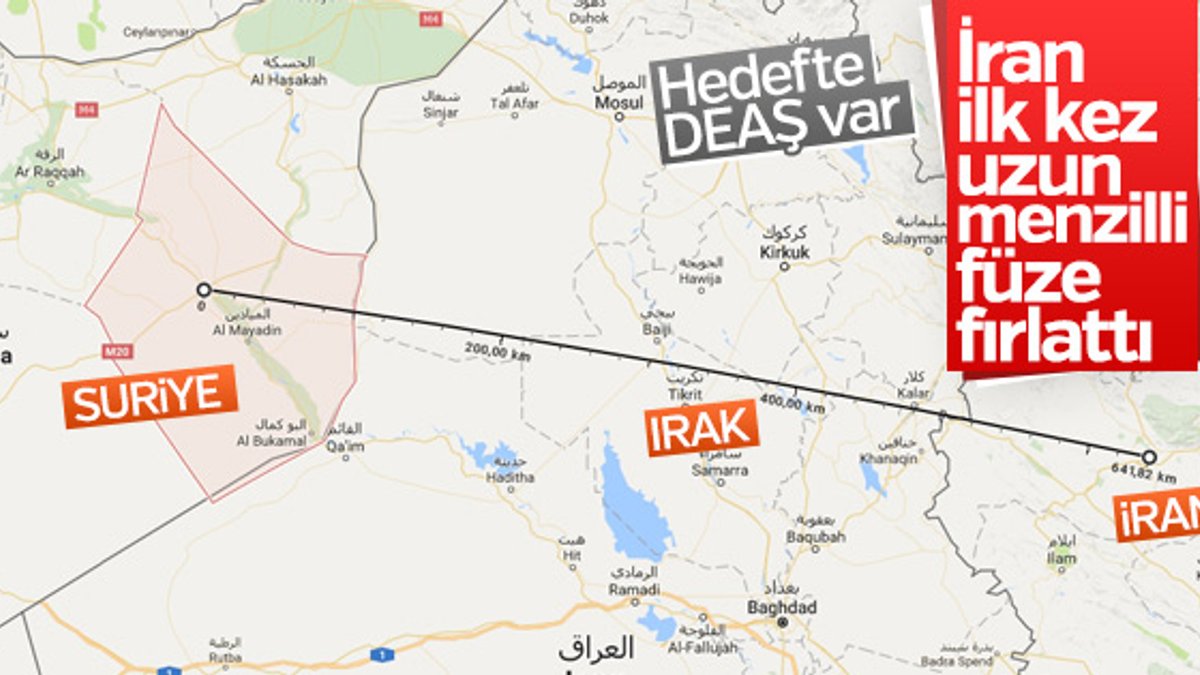 İran'dan Suriye'de DEAŞ hedeflerine füze saldırısı