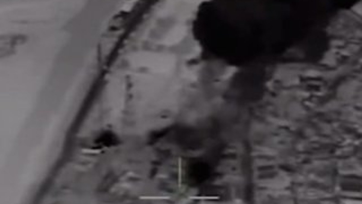 İran'ın DEAŞ'ı vurduğu anlar drone ile görüntülendi