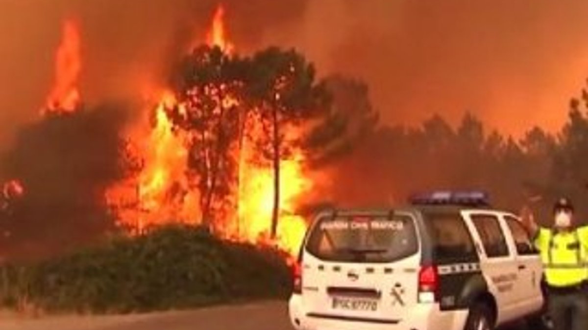 Portekiz’de yangın söndürme uçağı düştü