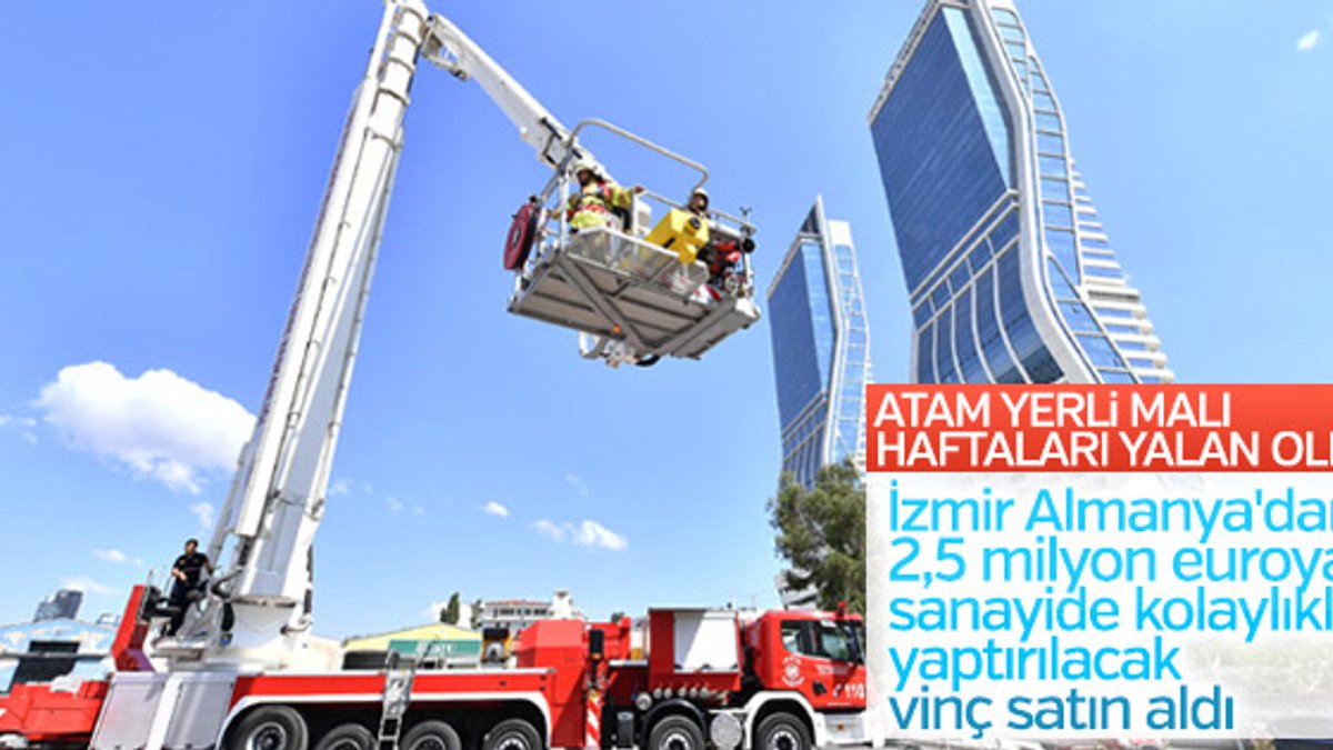 İzmir'e 2.5 milyon euroluk yangın merdiveni