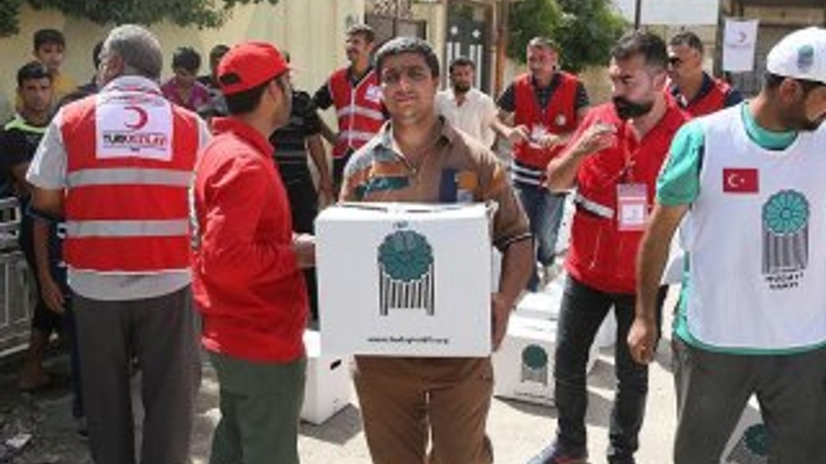 Türk Kızılayı'ndan Irak'ta gıda yardımı