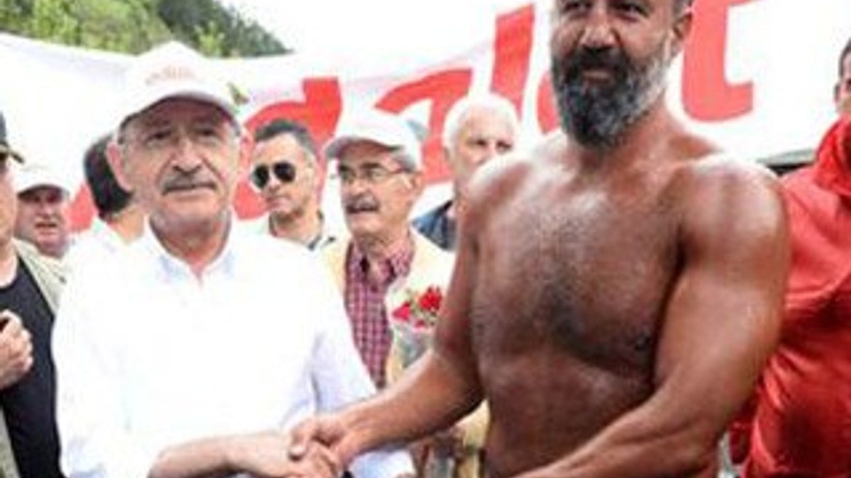Kılıçdaroğlu'na dopingli pehlivan desteği