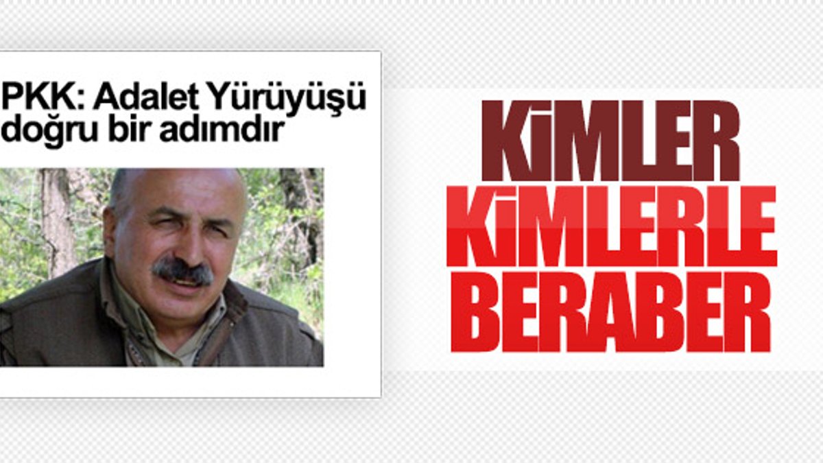PKK CHP'nin Adalet Yürüyüşü'nü destekliyor