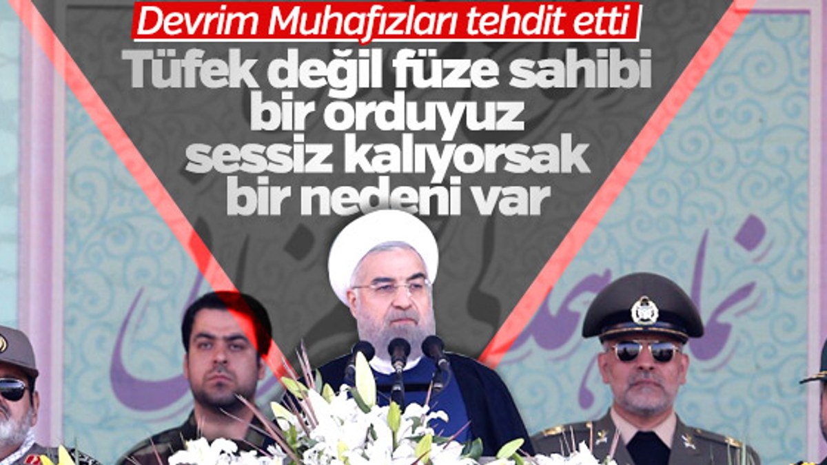 Devrim Muhafızları'ndan Ruhani'ye gözdağı