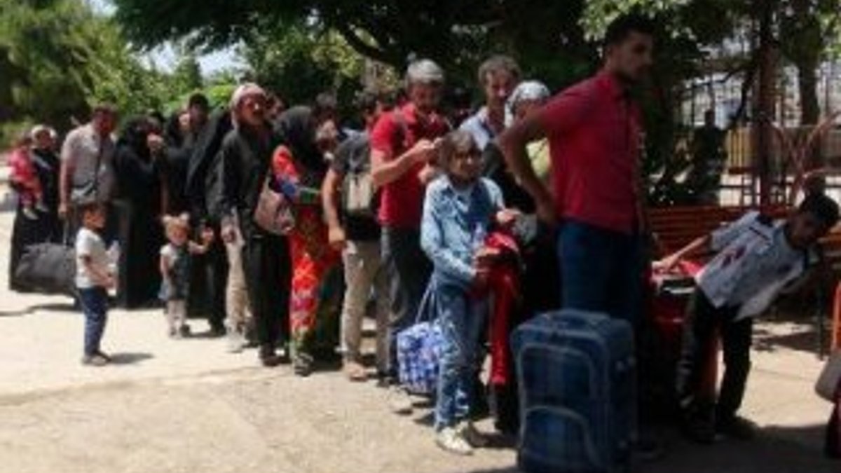 Suriyelilerin bayram ziyaretinden dönüşü sürüyor