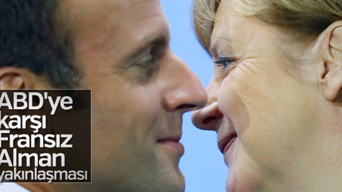 Macron Angela Merkel'e güven verdi