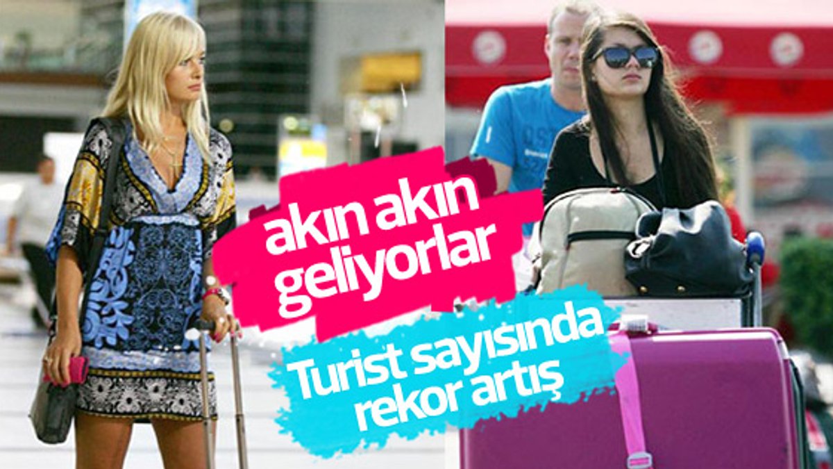 Antalya'ya gelen turist sayısı yüzde 103 arttı