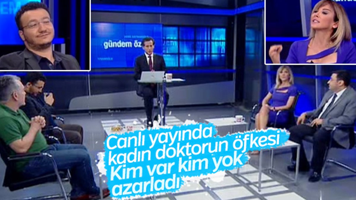 CNN Türk canlı yayınında gergin anlar