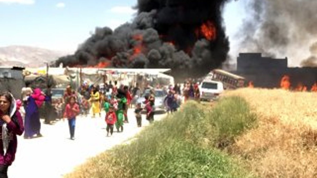 Lübnan'da mülteci kampında yangın: 4 ölü