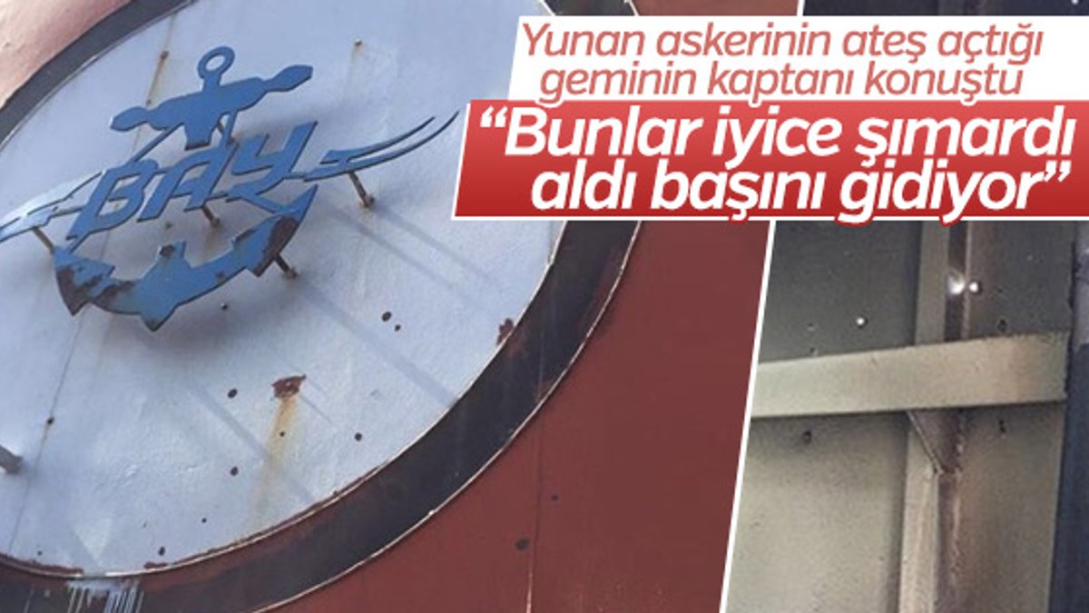 Saldırıya uğrayan Türk gemisinin kaptanı olayı anlattı
