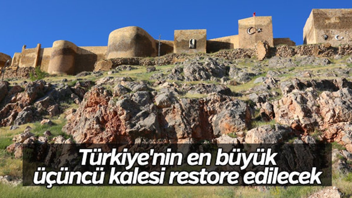 Türkiye'nin en büyük üçüncü kalesi restore edilecek