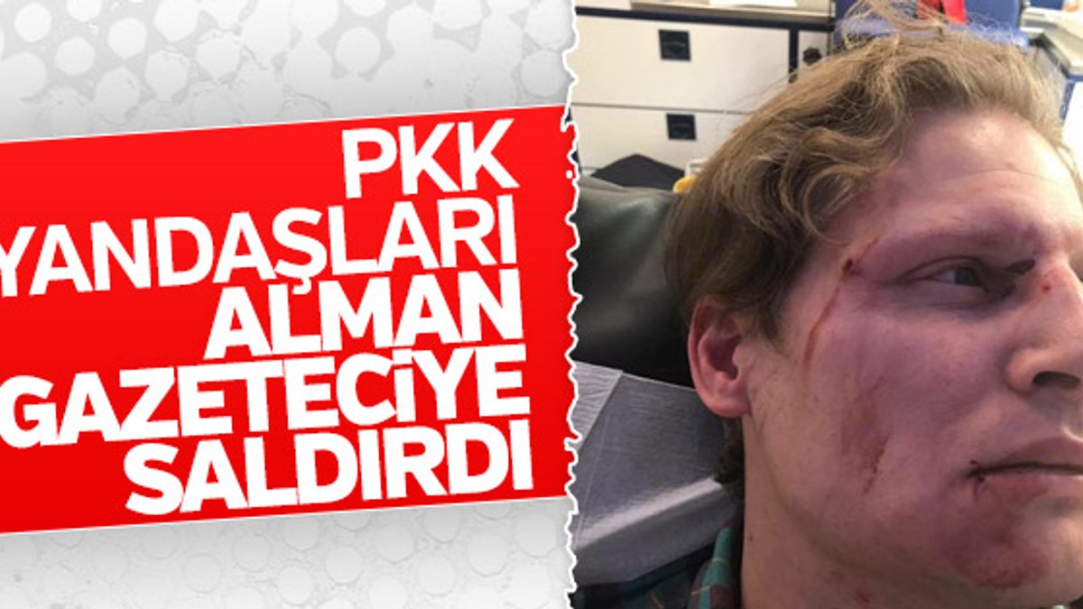 Terör örgütü PKK yandaşları Alman gazeteciye saldırdı