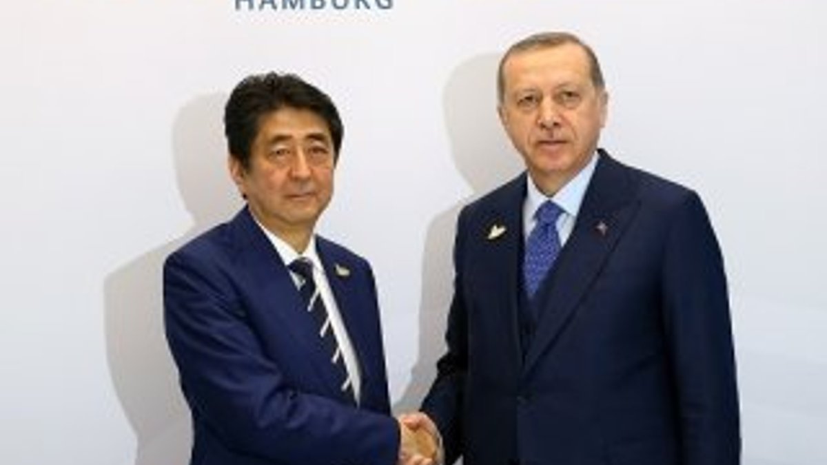 Erdoğan, Japonya Başbakanı Abe'yle görüştü