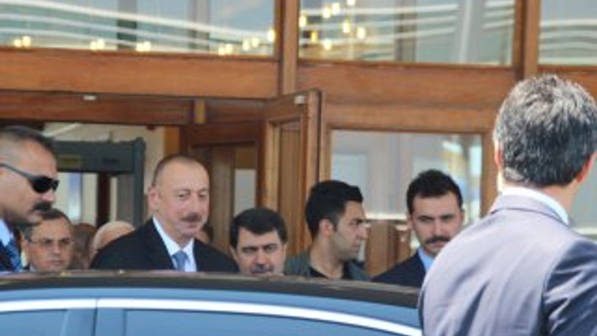 Azerbaycan Cumhurbaşkanı Aliyev, İstanbul'a geldi