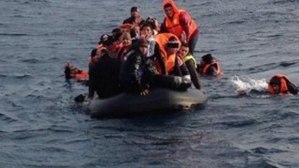 Ege Denizi'nde 56 göçmen yakalandı