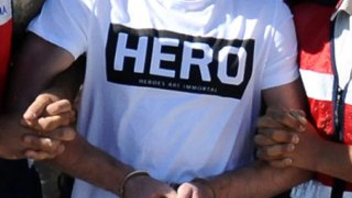 HERO tişörtüyle mahkemeye gelen şüpheli tutuklandı