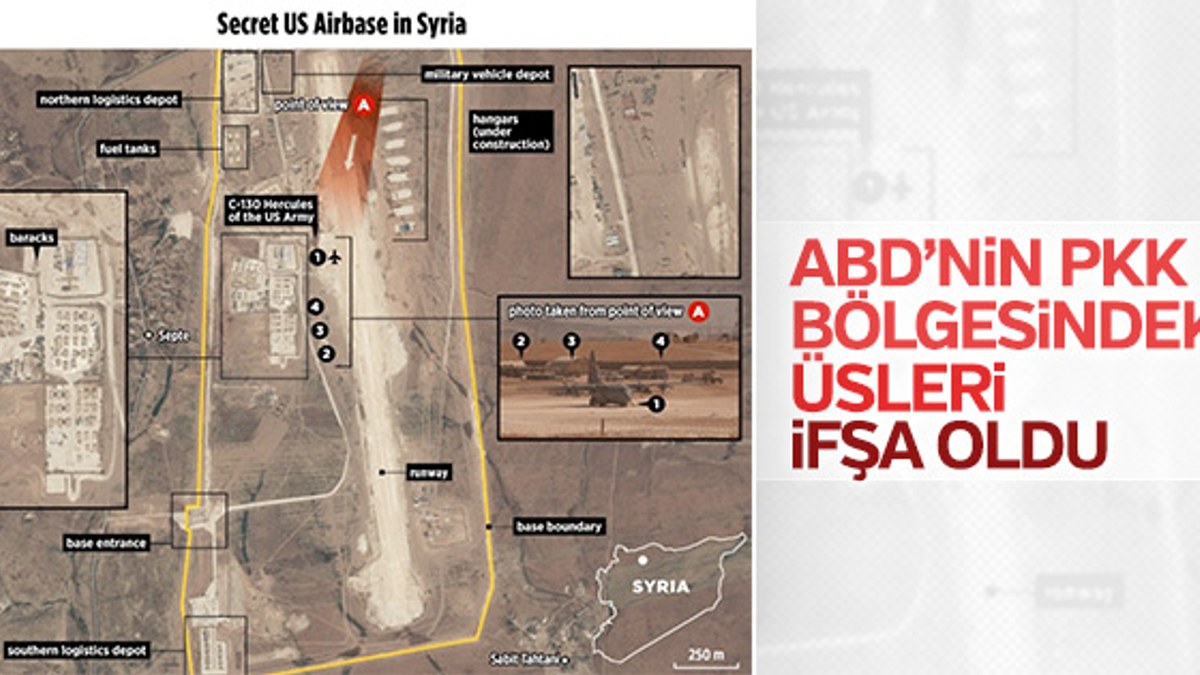 ABD'nin Suriye'deki varlığı uydu fotoğrafıyla yayınlandı