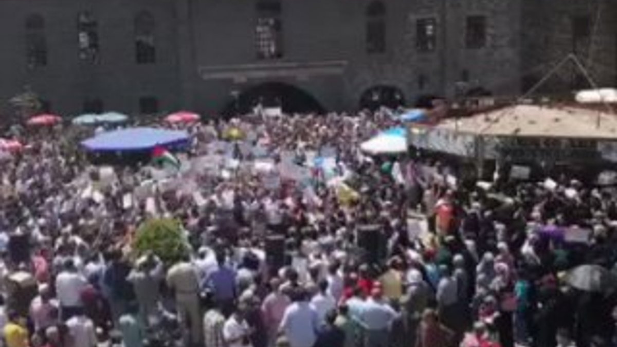 Diyarbakır'da İsrail protestosu