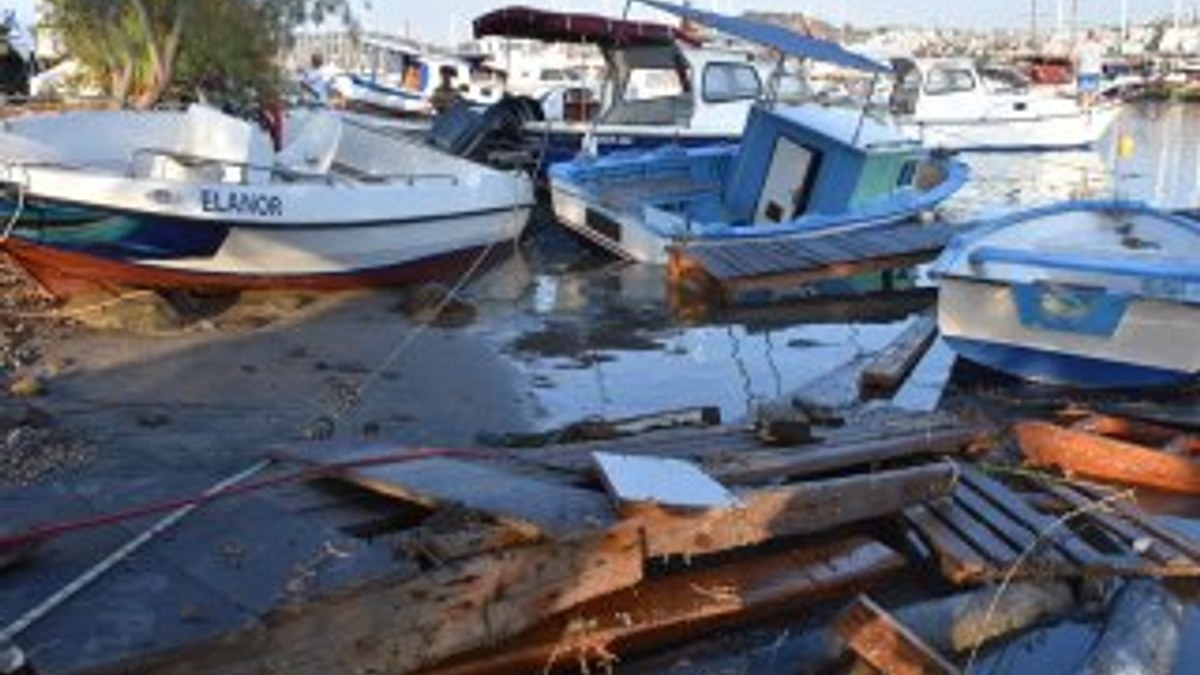 Bodrum'da tsunami paniği yaşandı
