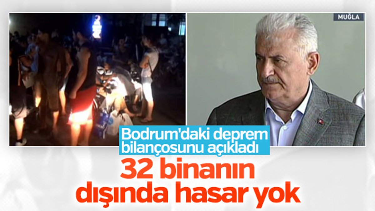 Başbakan Yıldırım Ege'deki depremin bilançosunu açıkladı