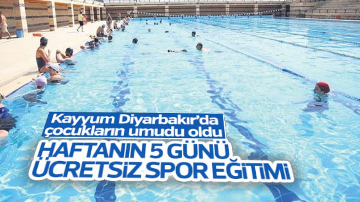 Diyarbakır'da yaz spor okulları faaliyette