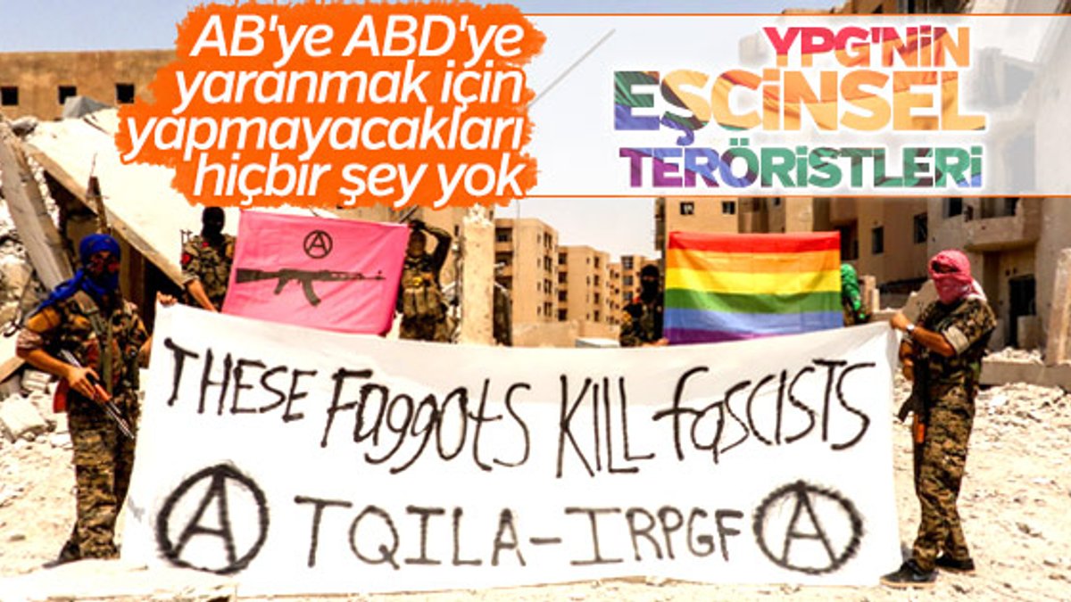 YPG terör örgütü eşcinsel harekete dönüşüyor