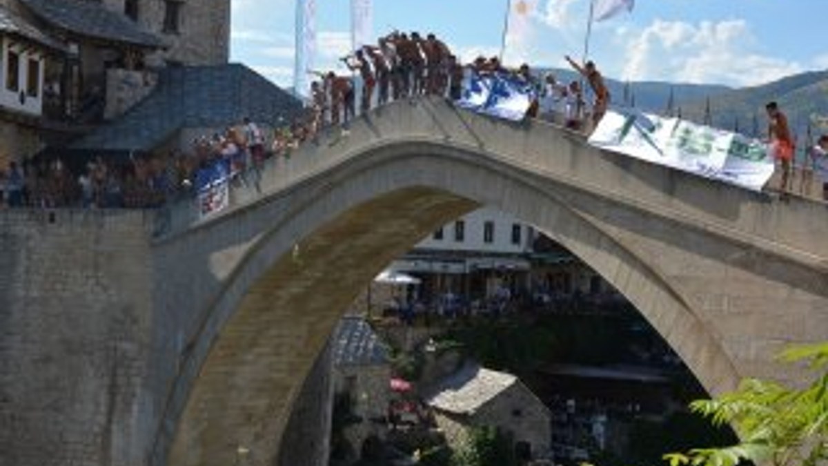 451. Mostar Köprüsü Geleneksel Atlama Yarışları yapıldı