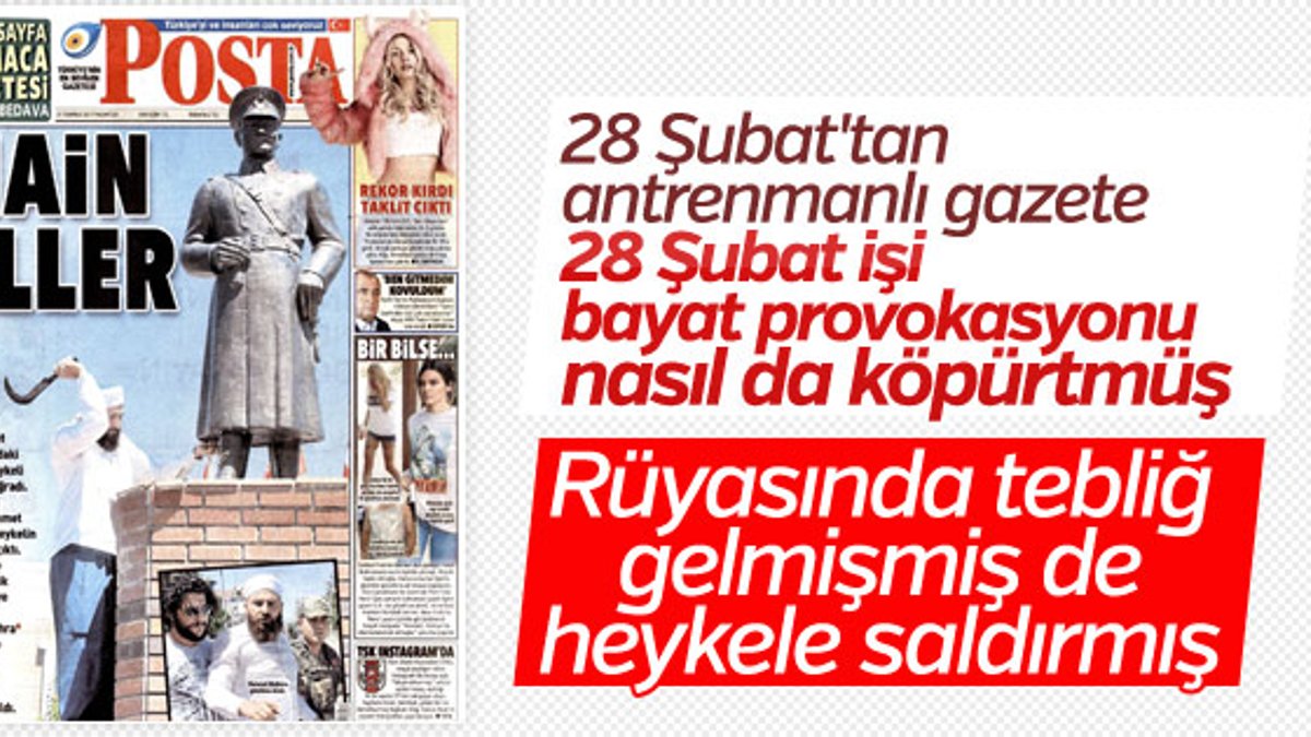 Atatürk heykeline saldıran kişi: Pişman değilim