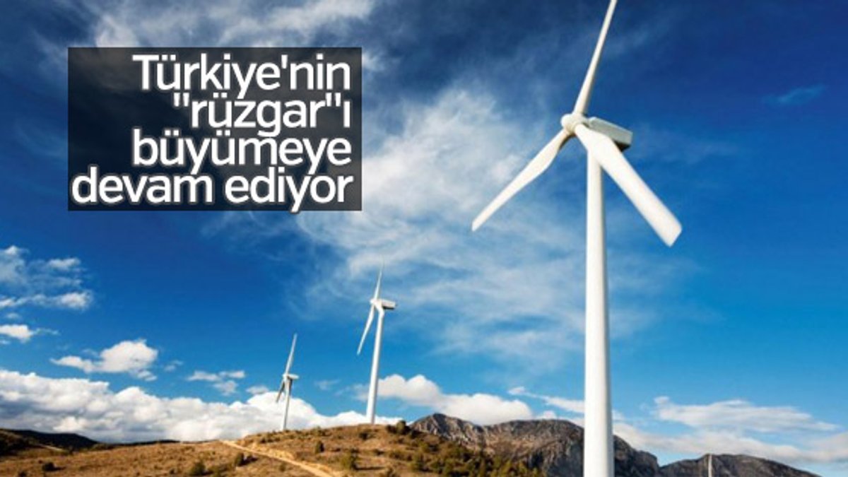 Türkiye'nin 'rüzgar'ı büyümeye devam ediyor