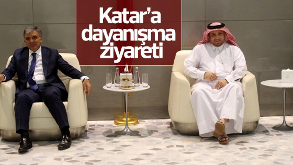Abdullah Gül Doha'da