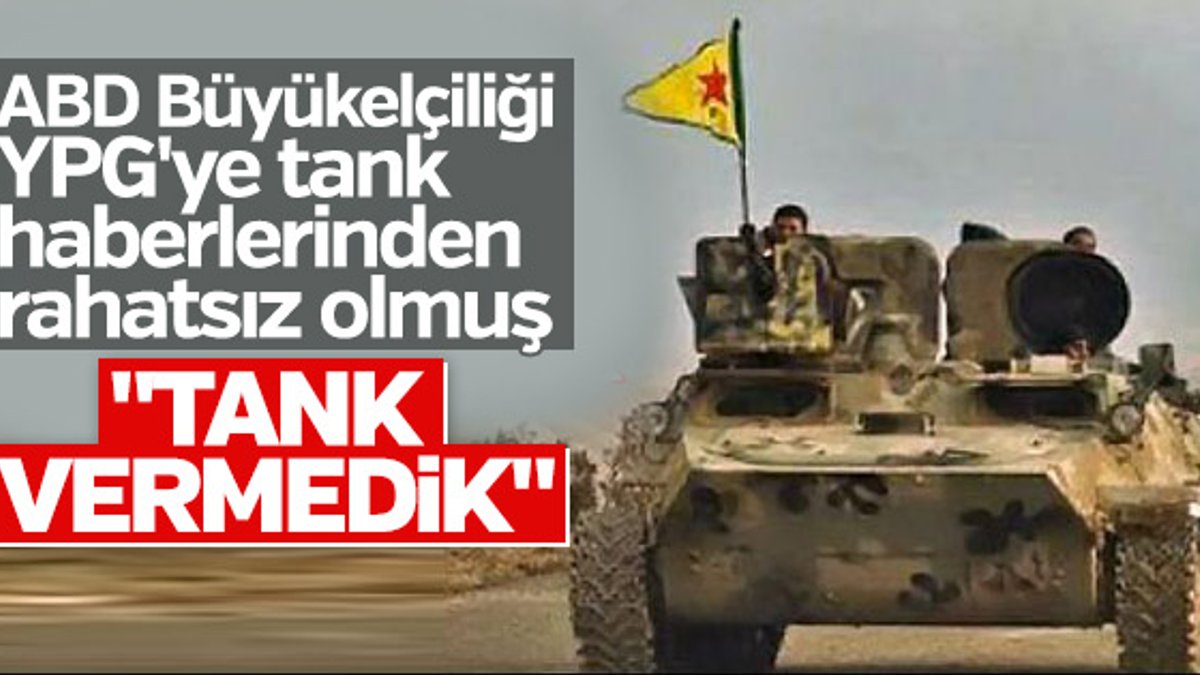 ABD: YPG'ye tank vermedik